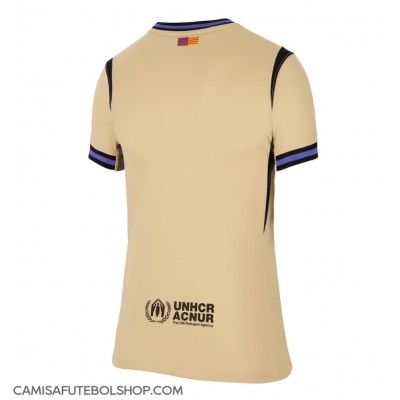 Camisa de time de futebol Barcelona Replicas 2º Equipamento Feminina 2025-26 Manga Curta Camisa de time de futebol Barcelona Replicas 2º Equipamento Feminina 2025-26 Manga Curta